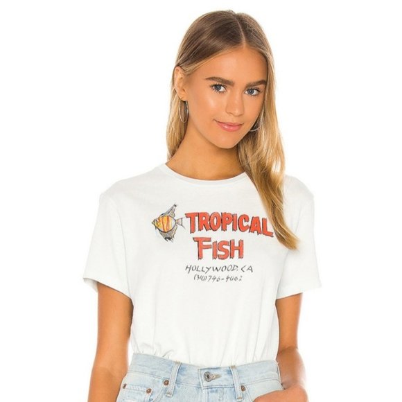 RE/DONE Tropical Fish T-shirt XS - Picture 2 of 2